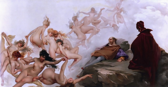 Luis Ricardo Falero ~ Faust's Dream
