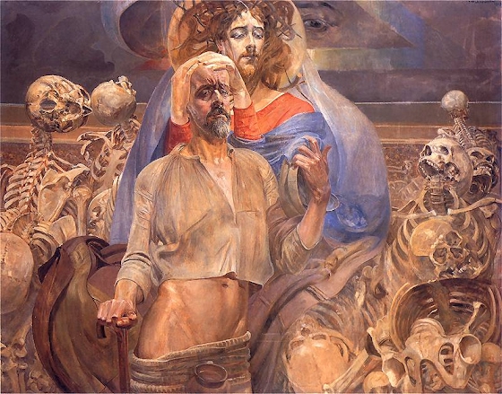 Jacek Malczewski ~ Ezekiel's prophecy