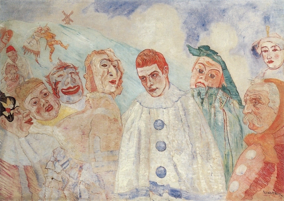James Ensor ~ The Despair of Pierrot
