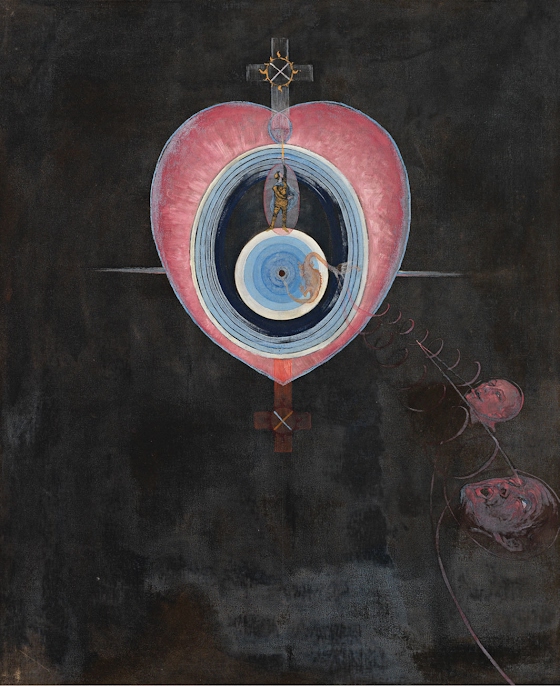 Hilma af Klint ~ Group IX/UW, The Dove, no. 9
