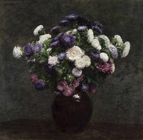 Henri Fantin-Latour ~ Asters in a Vase
