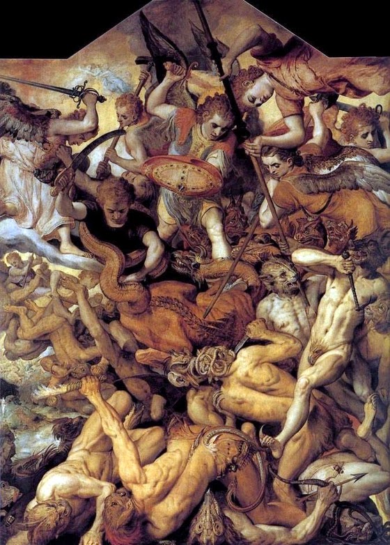 Frans Floris ~ Fall of the Rebellious Angels 