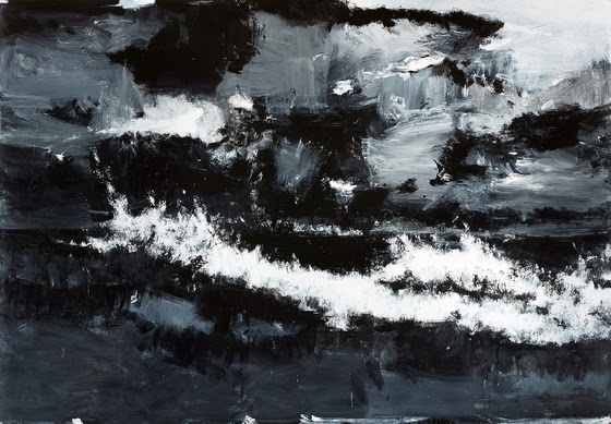 John Virtue ~ The Sea, No. 13