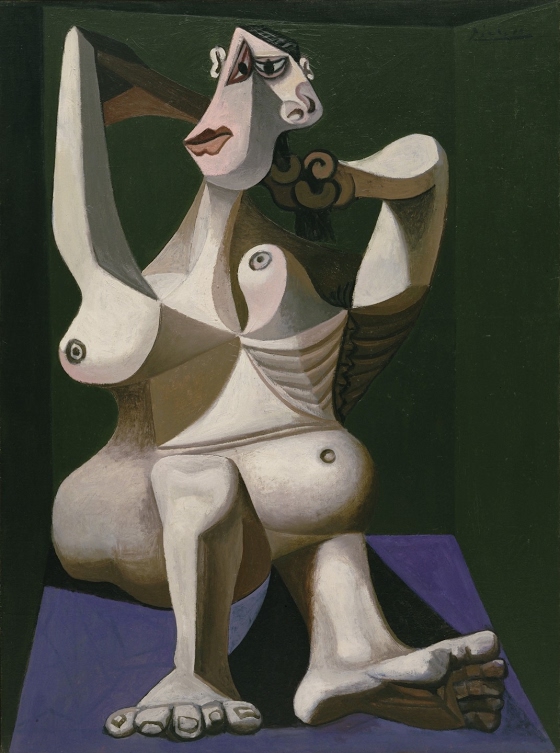 Pablo Picasso ~ Woman Dressing Her Hair