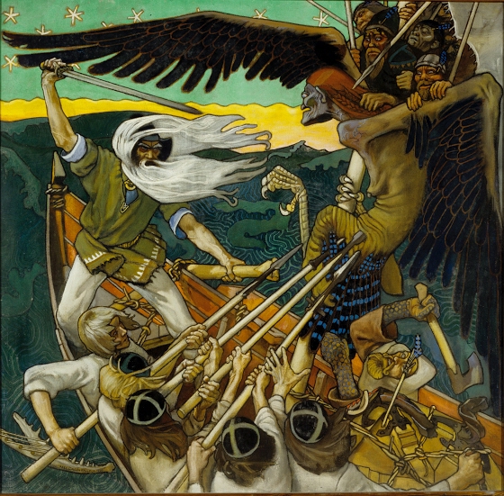 Akseli Gallen-Kallela ~ The Defense of the Sampo