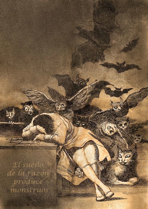 Francisco Goya  ~ The Sleep of Reason Produces Monsters