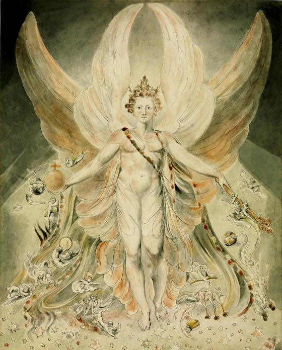 William Blake ~ Satan in his Original Glory