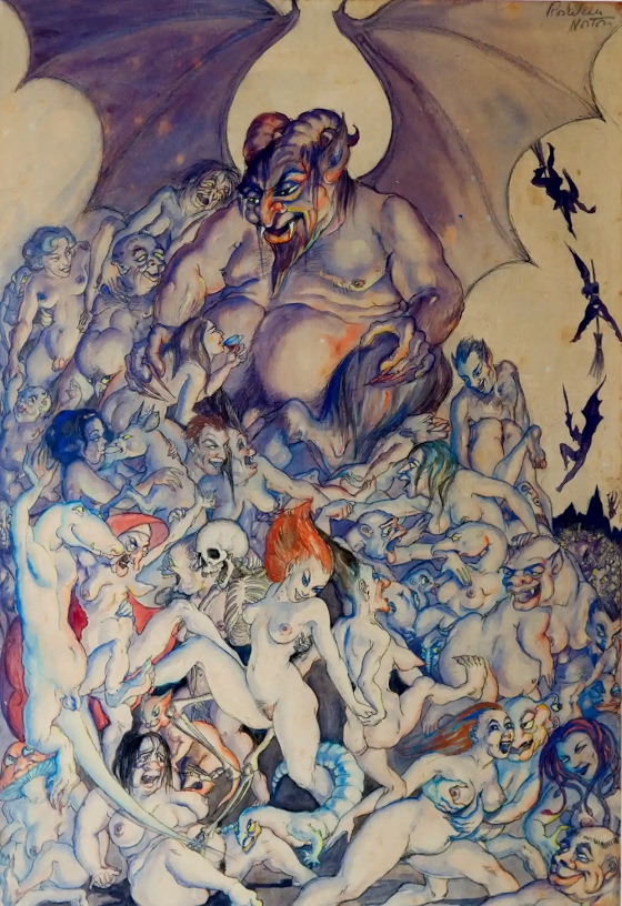 Rosaleen Norton ~ Bacchanal