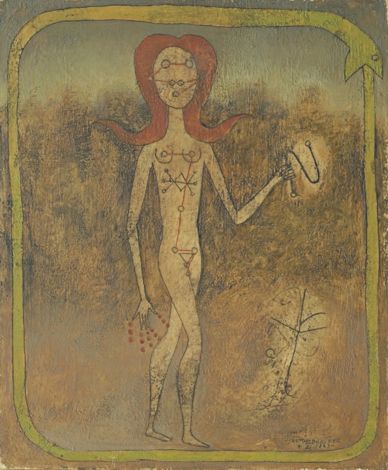 Victor Brauner ~ The Snake Charmer