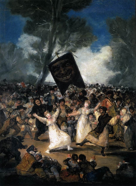 Francisco Goya ~ The Burial of the Sardine (Corpus Christi Festival on Ash Wednesday)