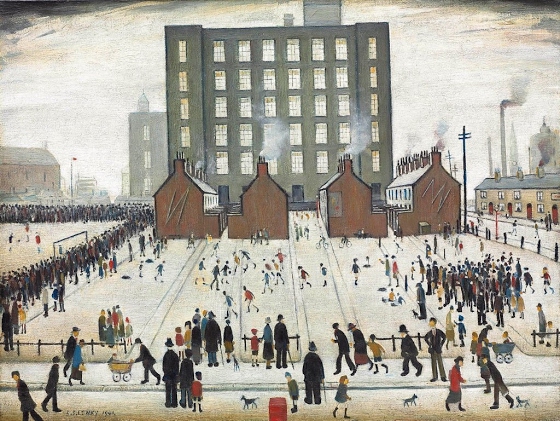 L. S. Lowry ~ Saturday Afternoon