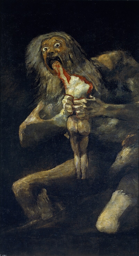 Francisco Goya ~ Saturn Devouring His Son