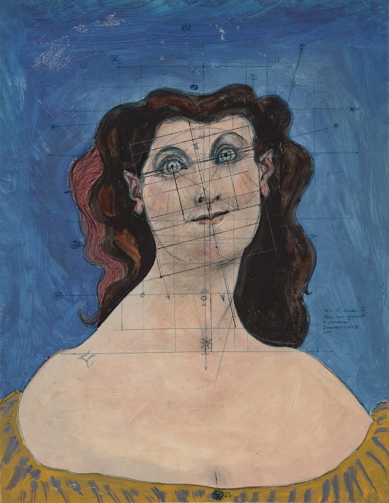 John D. Graham ~ Head of a Woman
