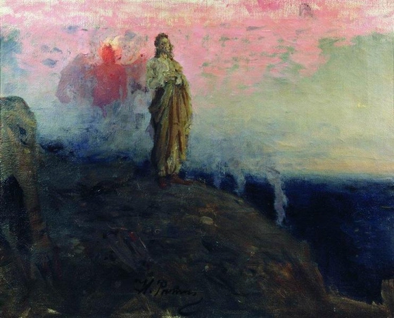 Ilya Repin ~ Follow me, Satan (Temptation of Jesus Christ)