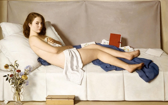Antonio Bueno ~ Nude with flowers