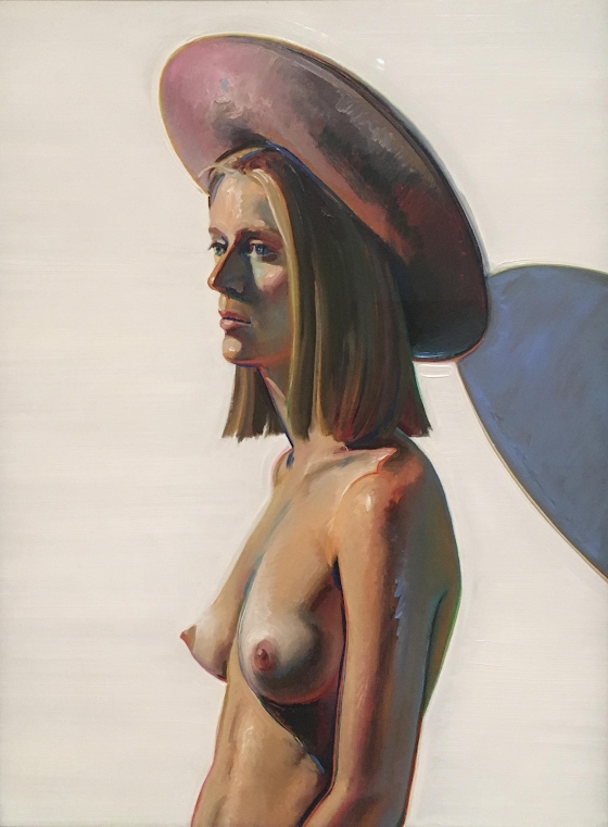 Wayne Thiebaud ~ Girl in a pink hat
