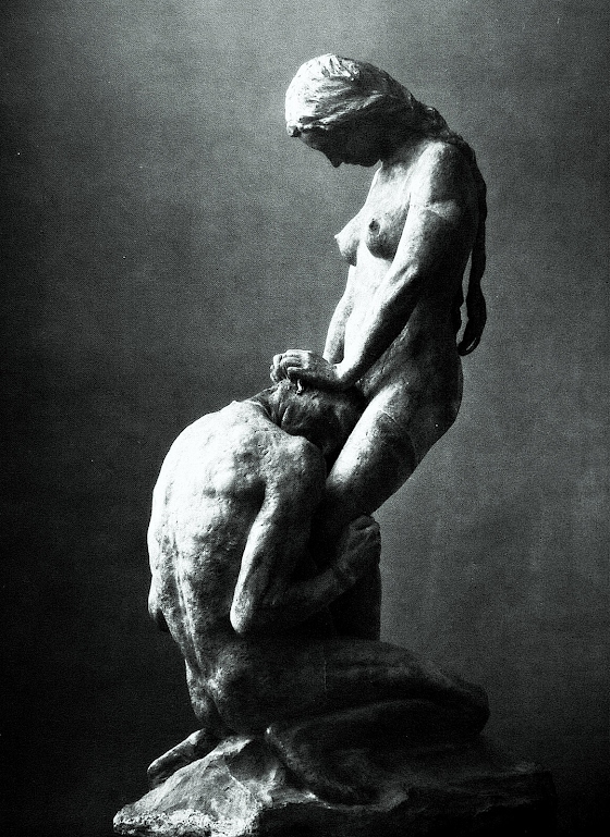 Gustav Vigeland ~ Kneeling Man Embracing a Standing Woman
