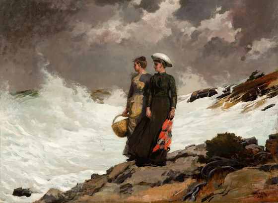 Winslow Homer ~ Watching the Breakers