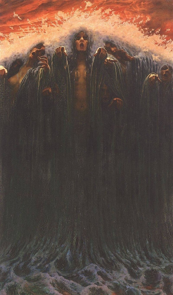 Carlos Schwabe ~ The Wave