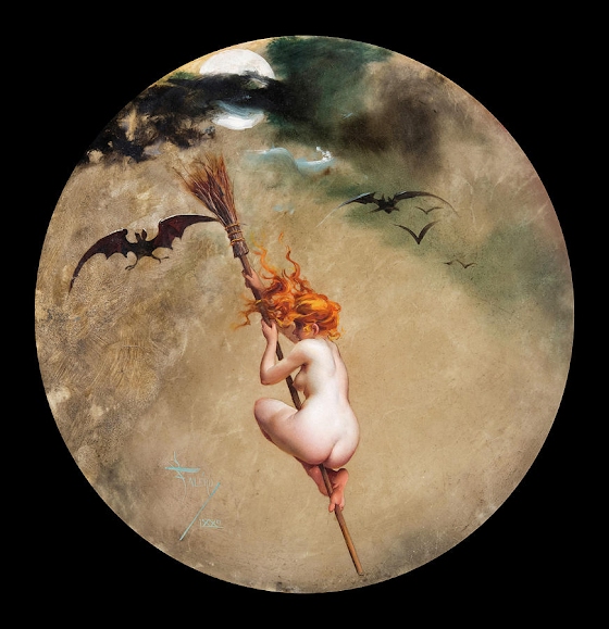 Luis Ricardo Falero ~ The Witch