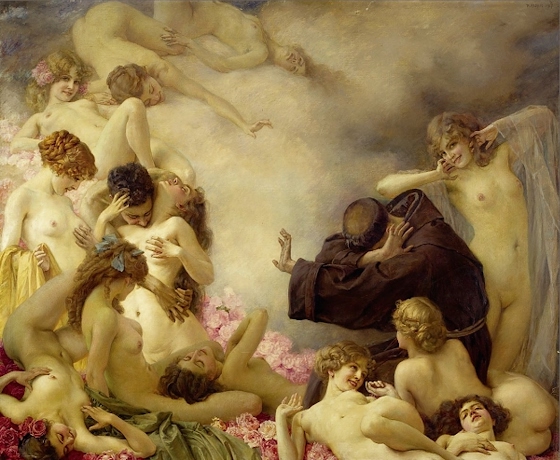 Robert Auer ~ The temptation of Saint Anthony