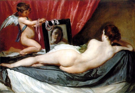 Diego Velázquez ~ Venus at Her Mirror (The Rokeby Venus)