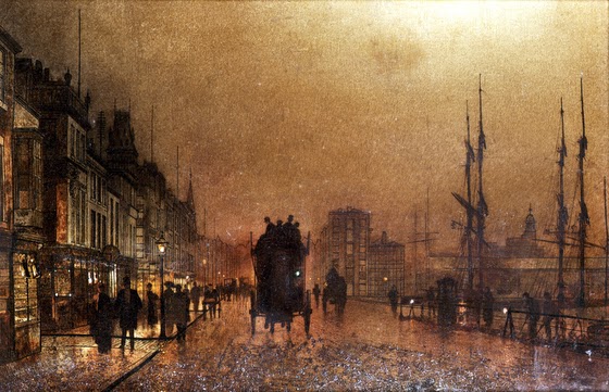 John Atkinson Grimshaw ~ The Broomielaw, Glasgow