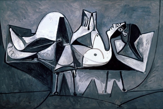 Pablo Picasso ~ Reclining Woman Reading