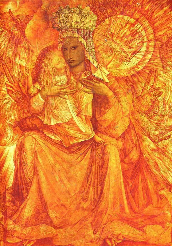 Ernst Fuchs ~ Mary with the Infant Jesus