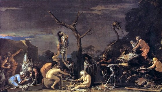 Salvator Rosa ~ Witches at their Incantations