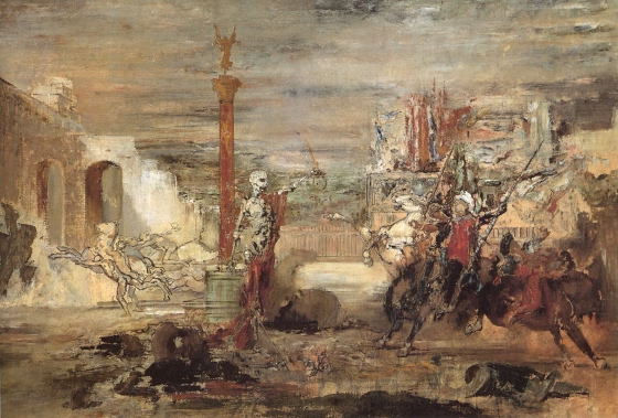 Gustave Moreau ~ Death Offers Crowns to the Winner of the Tournament