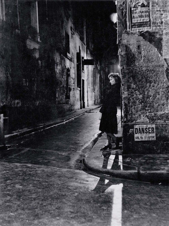 Adolfo Kaminsky ~ Lonely woman waiting, Paris