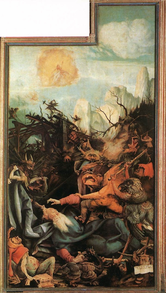 Matthias Grünewald ~ The Temptation of St Anthony