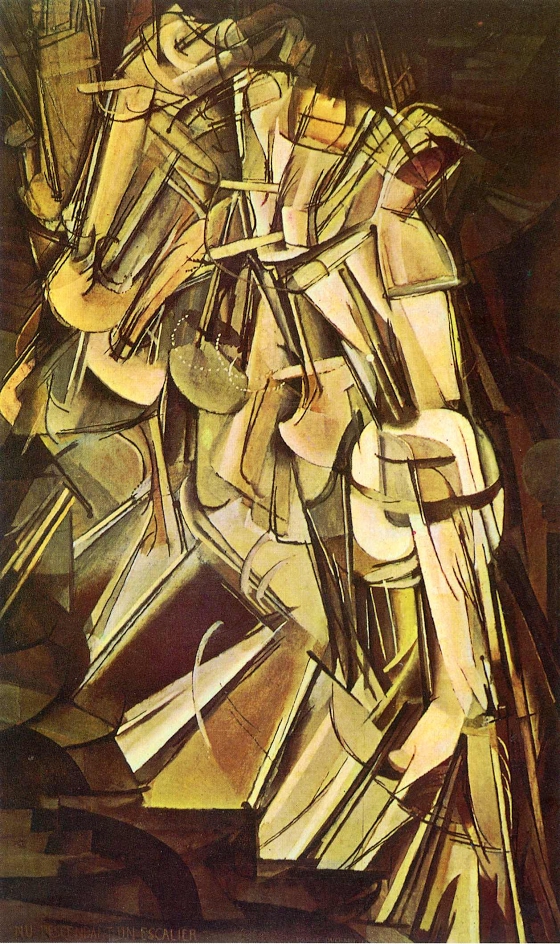 Marcel Duchamp ~ Nude Descending a Staircase, No.2