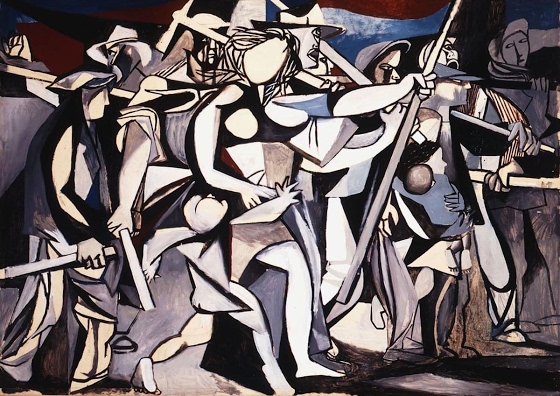Renato Guttuso ~ Seizure of Land in Sicily