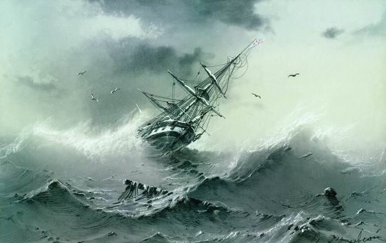 Ivan Aivazovsky ~ Shipwreck