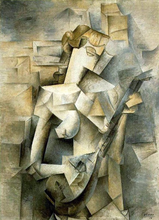 Pablo Picasso ~ Girl with Mandolin