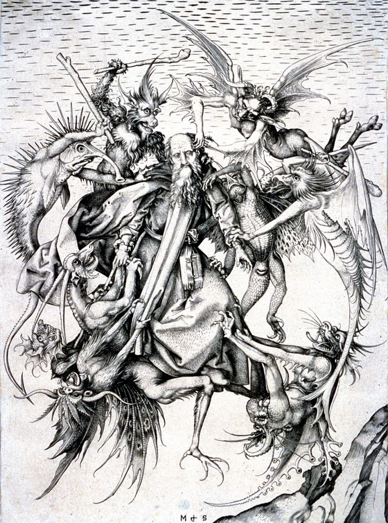 Martin Schongauer ~ he Temptation of St Anthony
