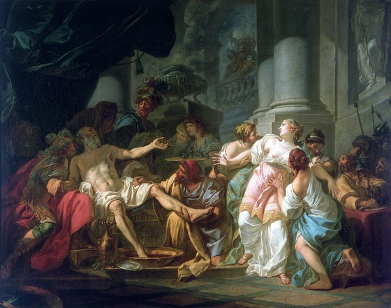 Jacques-Louis David ~ The Death of Seneca