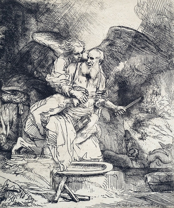 Rembrandt van Rijn ~ Abraham's Sacrifice