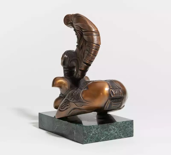 Ernst Fuchs ~ Sphinx sculptures