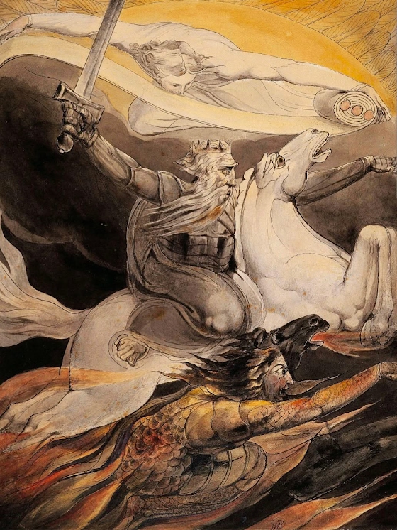 William Blake ~ Death on a Pale Horse