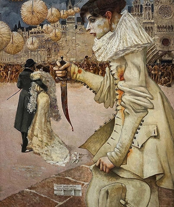 Gustav-Adolf Mossa ~ Pierrot of The Minute