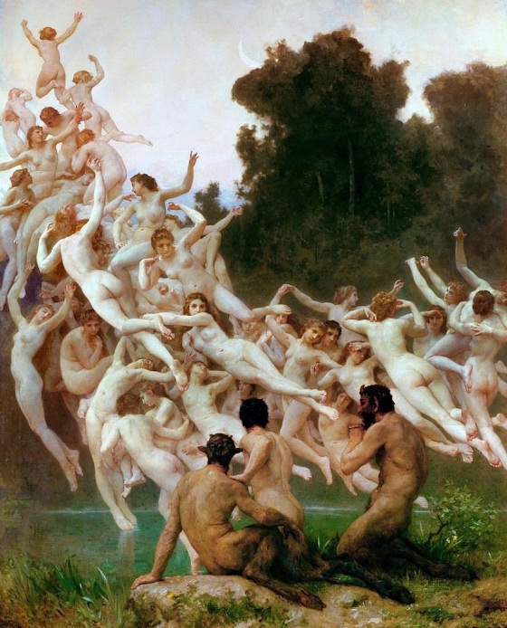 William-Adolphe Bouguereau ~ Les Oréades