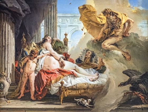 Giovanni Battista Tiepolo ~ Jupiter and Danaë