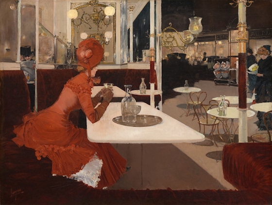 Fernand Lungren ~ In the Café