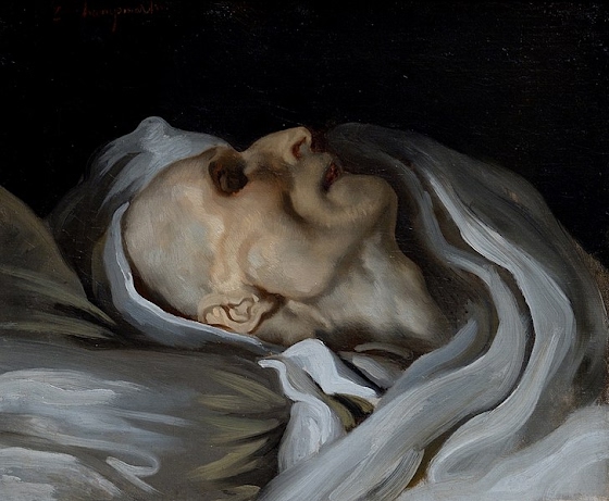 Charles-Emile de Champmartin ~ Study of the Head of a Corpse