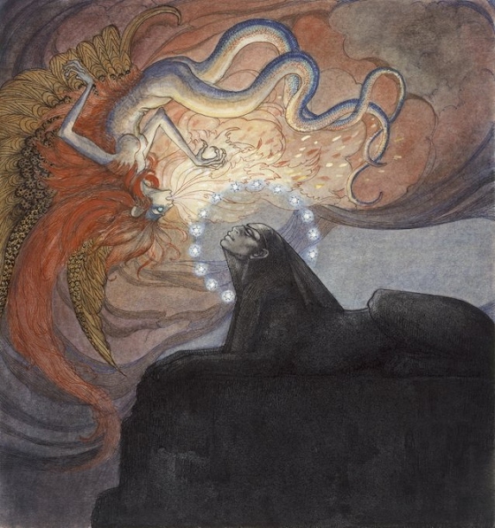 Jeanne Mammen ~ Sphinx and Chimera