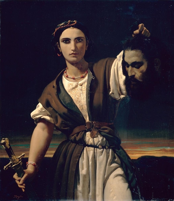 Jules-Claude Ziegler ~ Judith at the gates of Bethulia