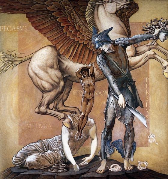 Edward Burne-Jones ~ The Death of Medusa I